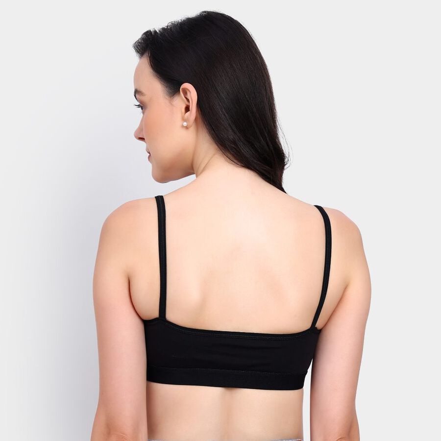 Ladies' Non-Padded Bra, Black, large image number null